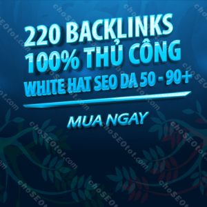 Cung cấp 220 Backlinks Thumbnail.