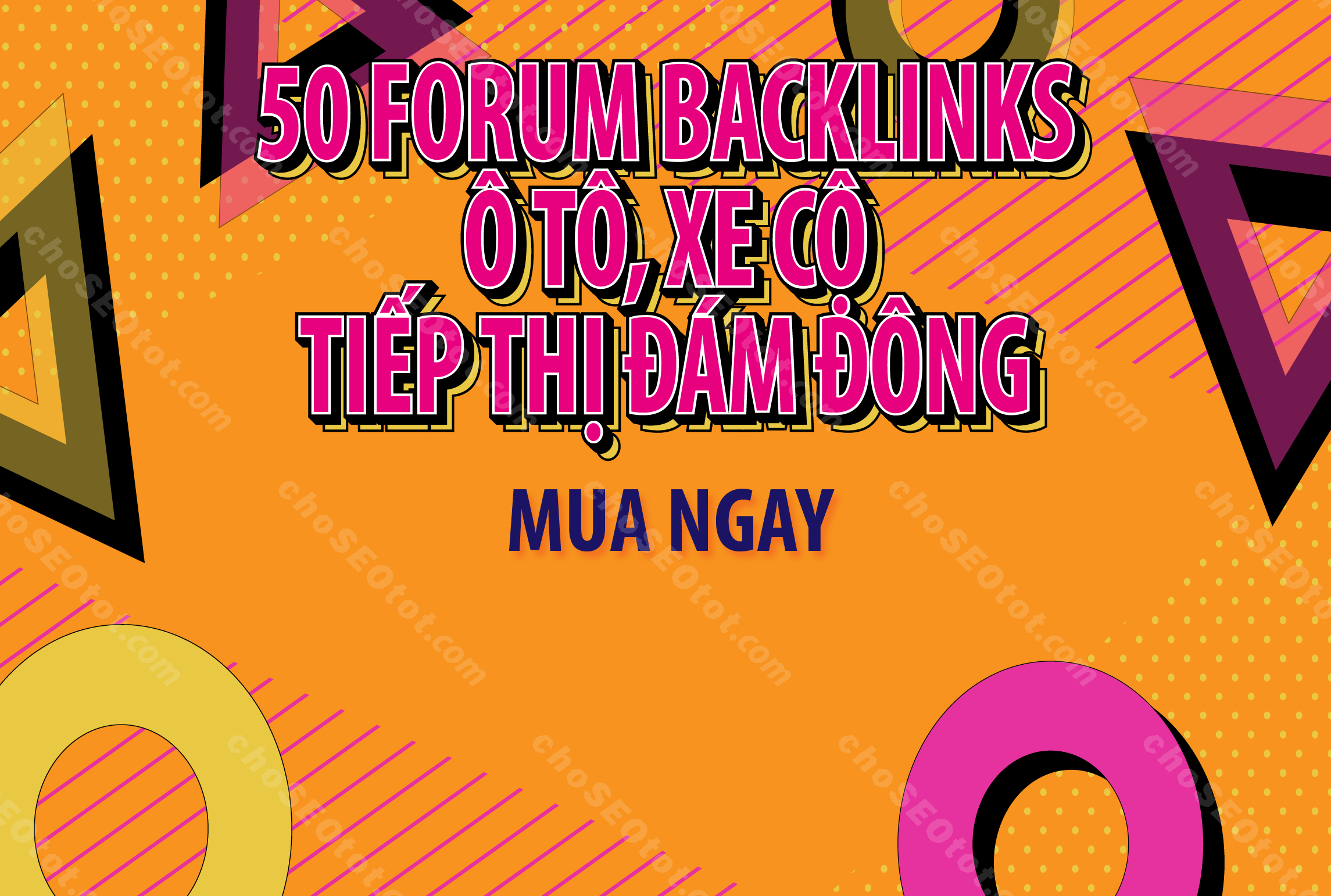 50 Backlink Forum (về ô tô, xe cộ)