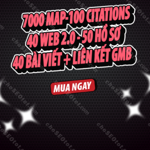 Cung cấp tối ưu hóa GMB, 7000 Map, 100 citations địa phương Thumbnail.