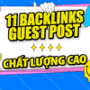 Cung cấp 11 backlinks guest posts CHẤT LƯỢNG CAO thumbnail