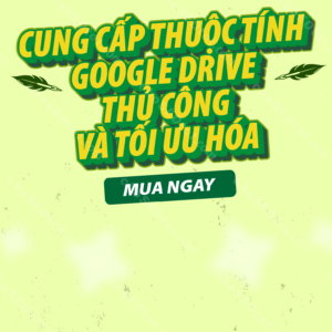 Cung cấp thuộc tính Gdrive thủ công và tối ưu hóa đầy đủ cho các từ khóa bạn mong muốn: Blogger, Slideshare, Pearltrees, các trang Gsite, PDF bổ sung, Feedburner