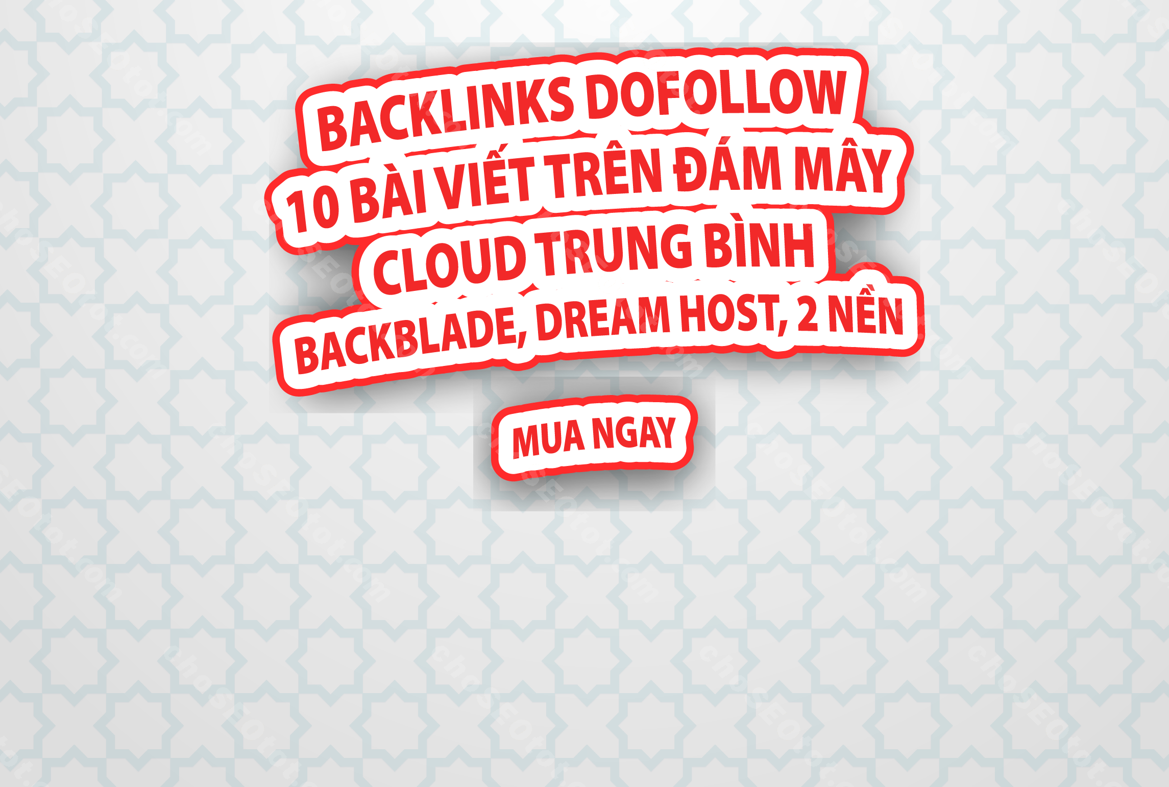 Cung cấp các backlinks Dofollow từ 10 Bài Viết Trên Đám Mây – Cloud Trung Bình + Backblaze, Dream Host và 2 nền tảng khác.