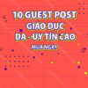 Cung cấp 10 guest post trên các trang giáo dục DA cao với backlink có độ uy tín cao thumnail