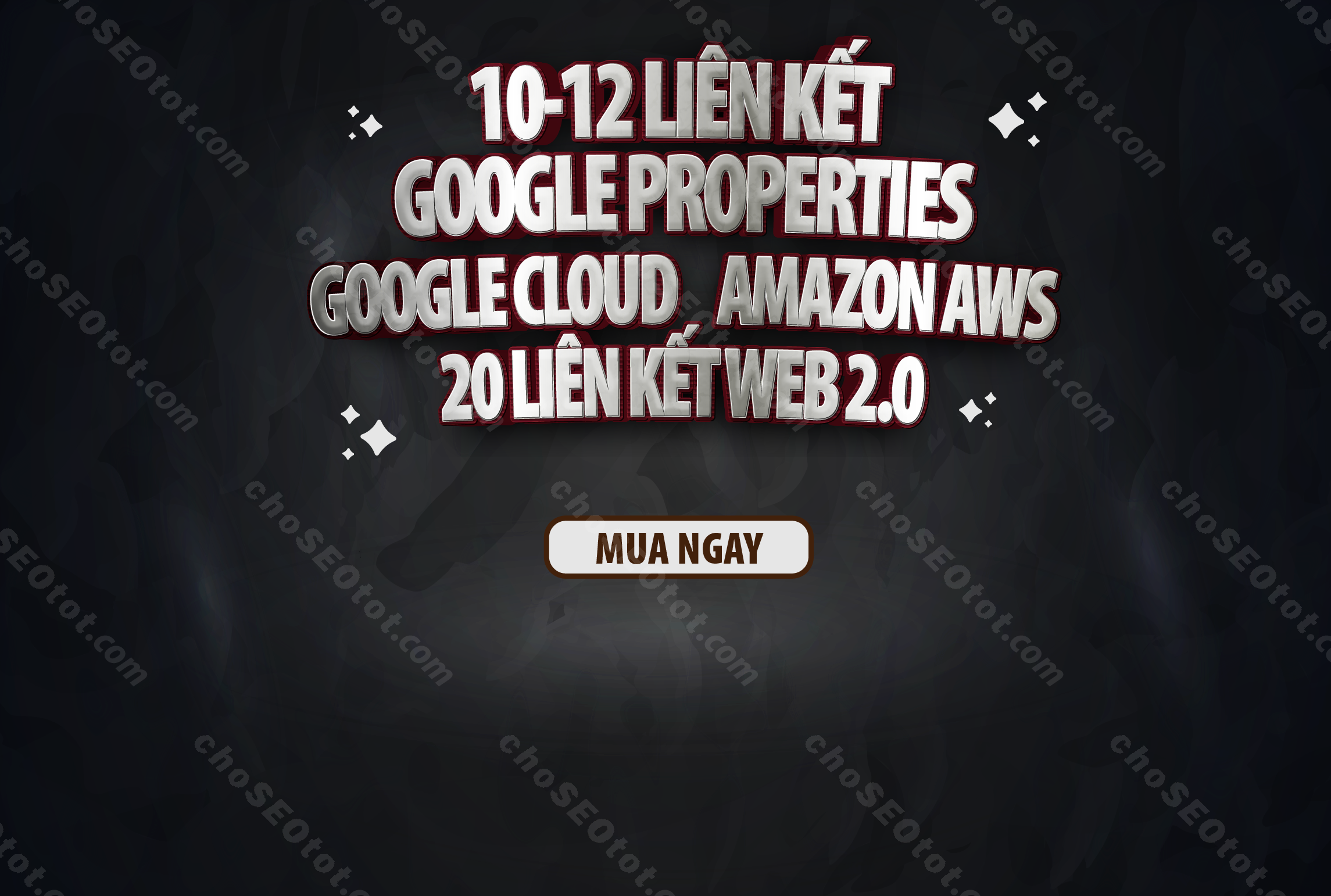 Cung cấp 10-12 Liên Kết Google Properties + Liên Kết Google Cloud + Liên Kết Amazon AWS + 20 Liên Kết Web 2.0