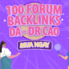 Cung cấp 100 forum backlinks với DA DR cao THUMBNAIL 01.